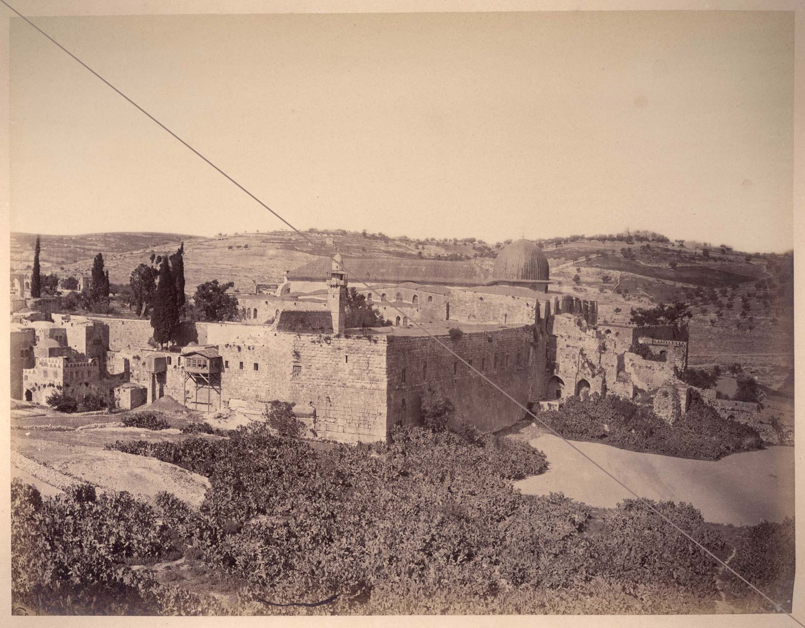 bergheim035.jpg - Temple Arch and Mount of Olives